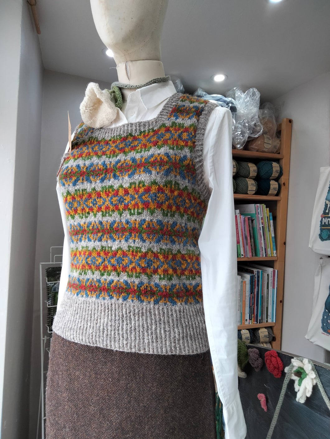 Bestway 1632 Fair Isle Sleeveless Pulllover
