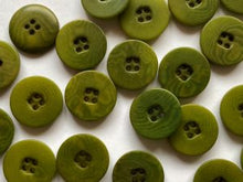 Corozo buttons - flat rim.