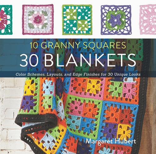 10 granny squares, 30 blankets by Margaret Hubert