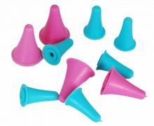 Point protectors for single point needles by KnitPro