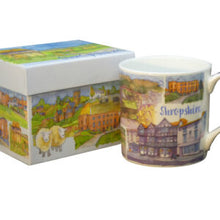 Bone china mugs by Emma Ball