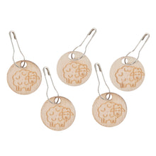 Wooden stitch markers by Milward