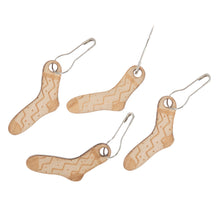 Wooden stitch markers by Milward