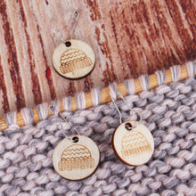 Wooden stitch markers by Milward