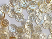 Mother of pearl 4 hole buttons