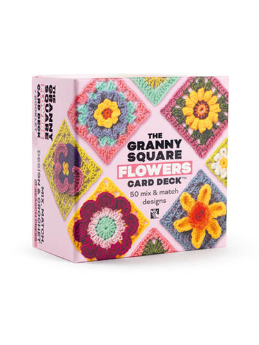 The Granny Square Flowers Card Deck by Claire Montgomerie