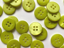 Matt river shell buttons