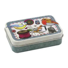 Mini rectangular tin by Emma Ball.