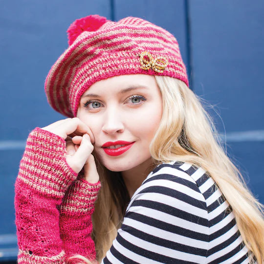 Signature 4ply - Brittany Lace Beret & Hand Warmers