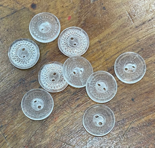 Vintage glass buttons
