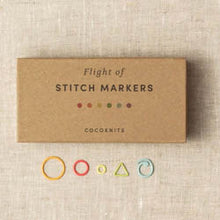 Flight of stitch markers by Cocoknits