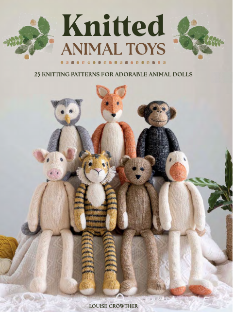 Knitted Animal Toys by Louise Crowther