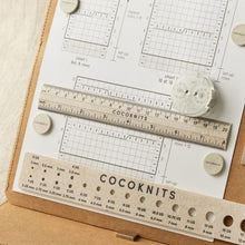 Ruler and needle gauge set by Cocoknits