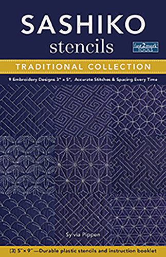 Sashiko Stencils; Traditional Collection by Sylvia Pippen
