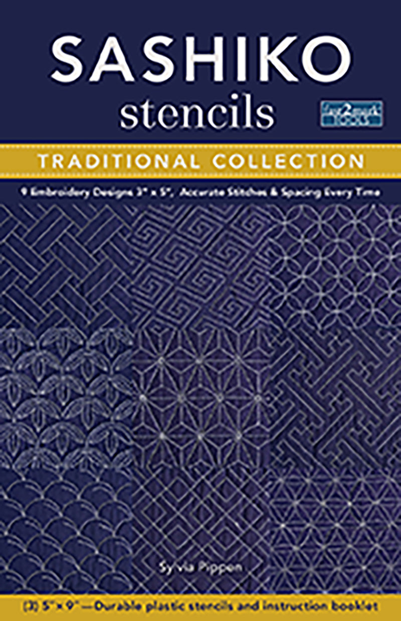 Sashiko Stencils; Traditional Collection by Sylvia Pippen