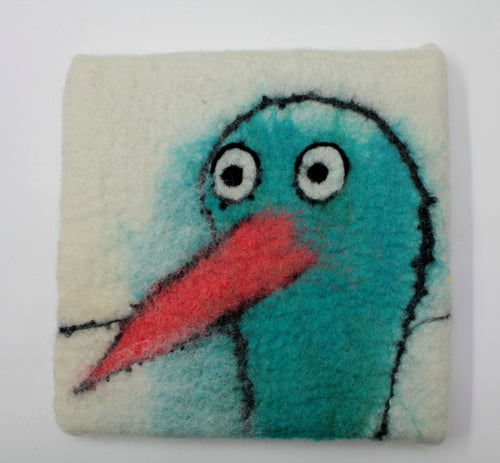 Wet felted picture workshop with Ruth Packham.