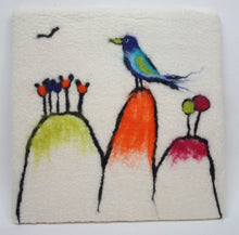 Wet felted picture workshop with Ruth Packham.