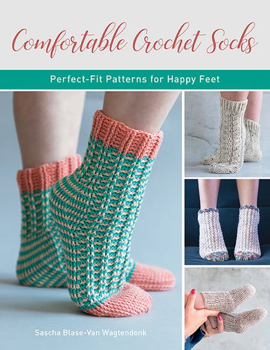 Comfortable crochet socks by Sasha Blase-Van Wagtendonk