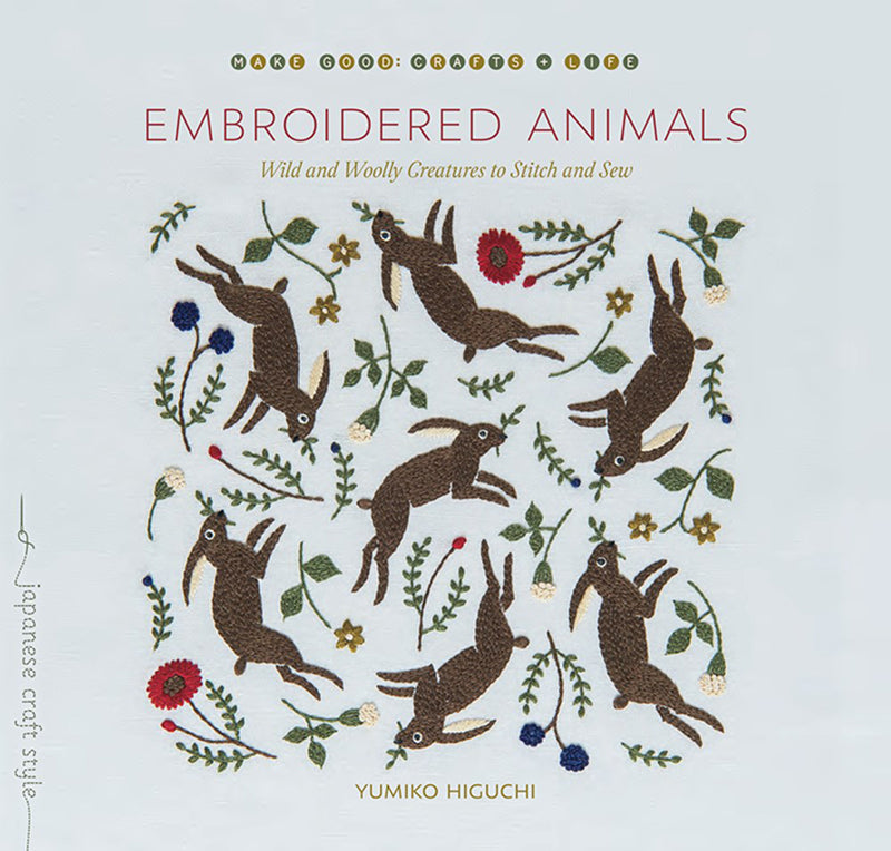 Embroidered animals by Yumiko Higuchi