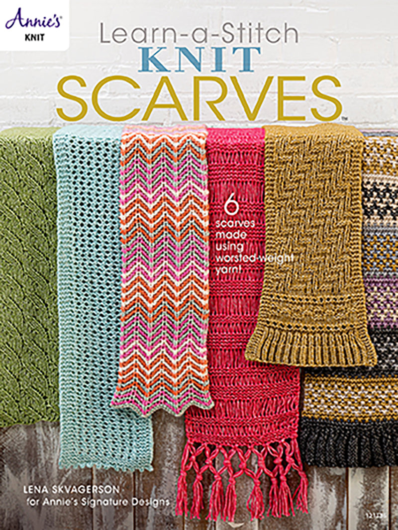 Learn-A-Stitch Knit Scarves by Lena Skvagerson
