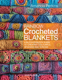 Rainbow Crocheted Blankets by Amanda Perkins