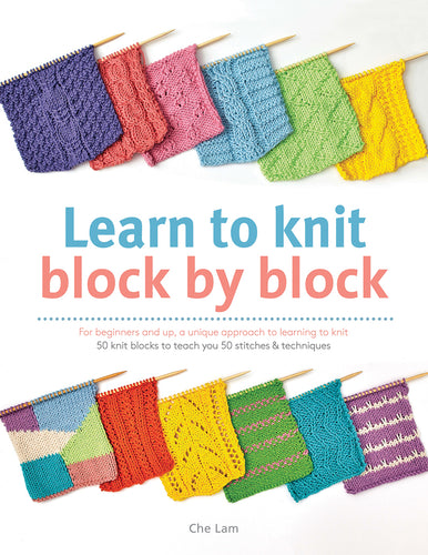 Learn to knit block by block by Che Lam