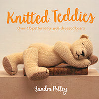 Knitted teddies by Sandra Polley