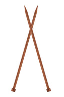 Ginger single pointed knitting needles by KnitPro