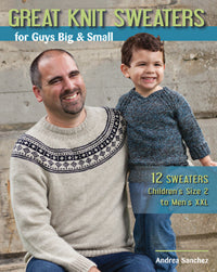 Great Knit Sweaters for Guys Big and Small by Andrea Sanchez