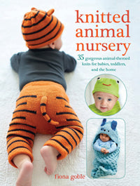 Knitted animal nursery by Fiona Gobel