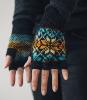 Radiant Star mitts pattern by Ella Gordon Designs